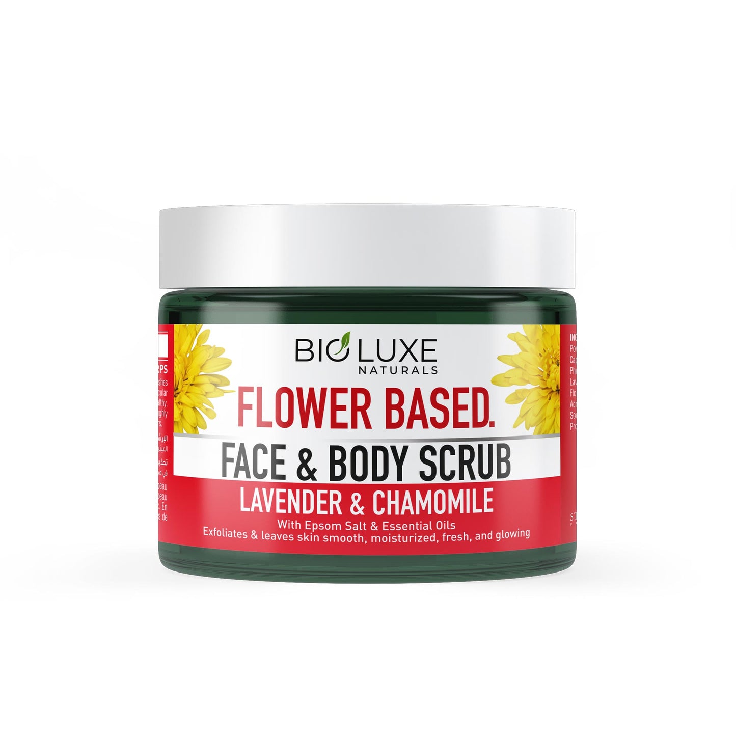 LAVENDER & CHAMOMILE FLOWER BASED FACE & BODY SCRUB