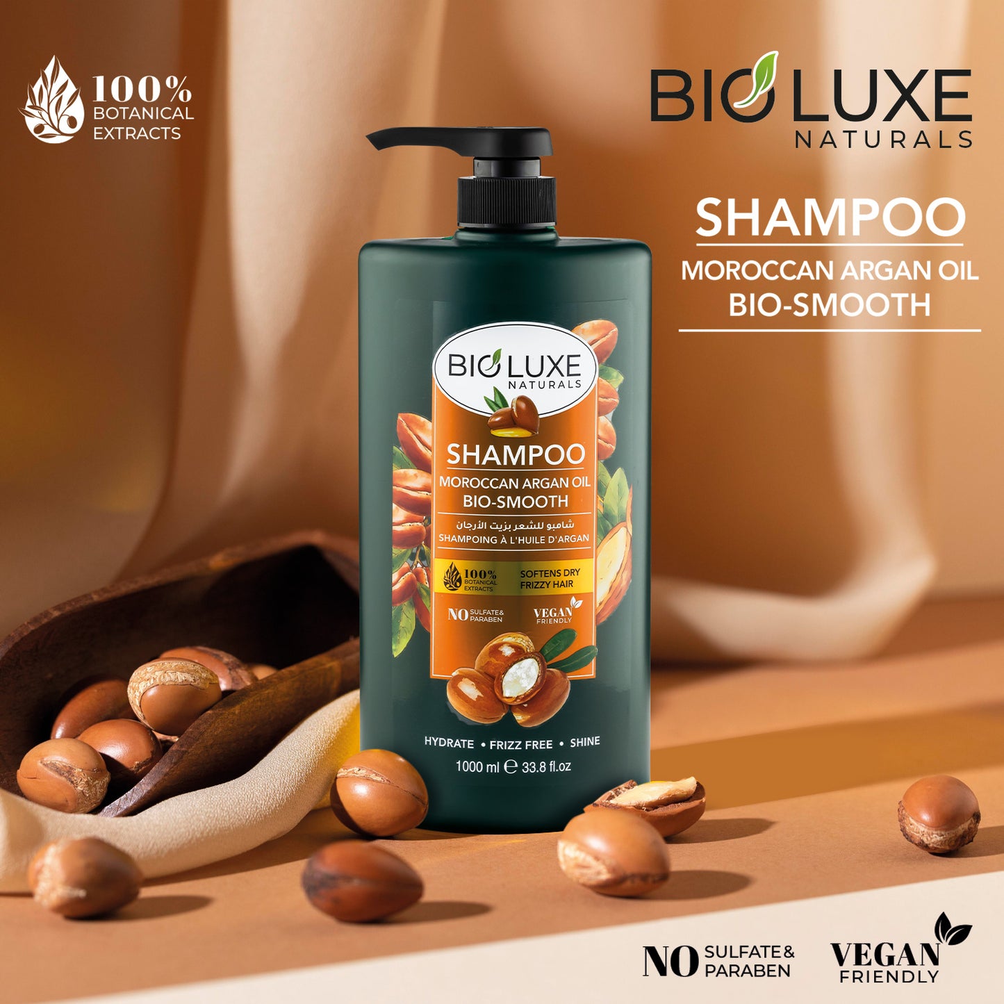 Bio-Smooth Moroccan Argan Oil Shampoo