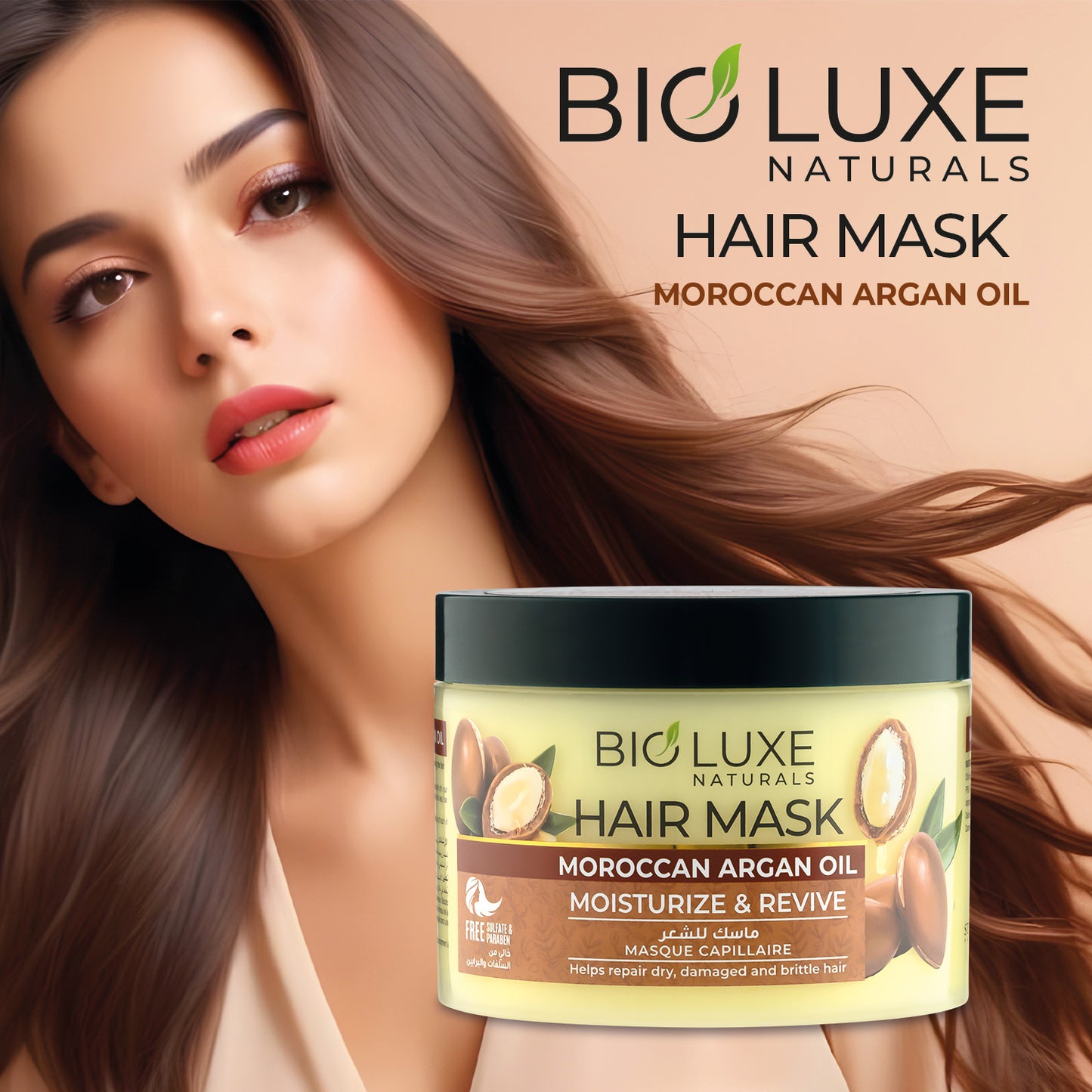 Moroccan Argan Oil Moisturize & Revive Hair Mask