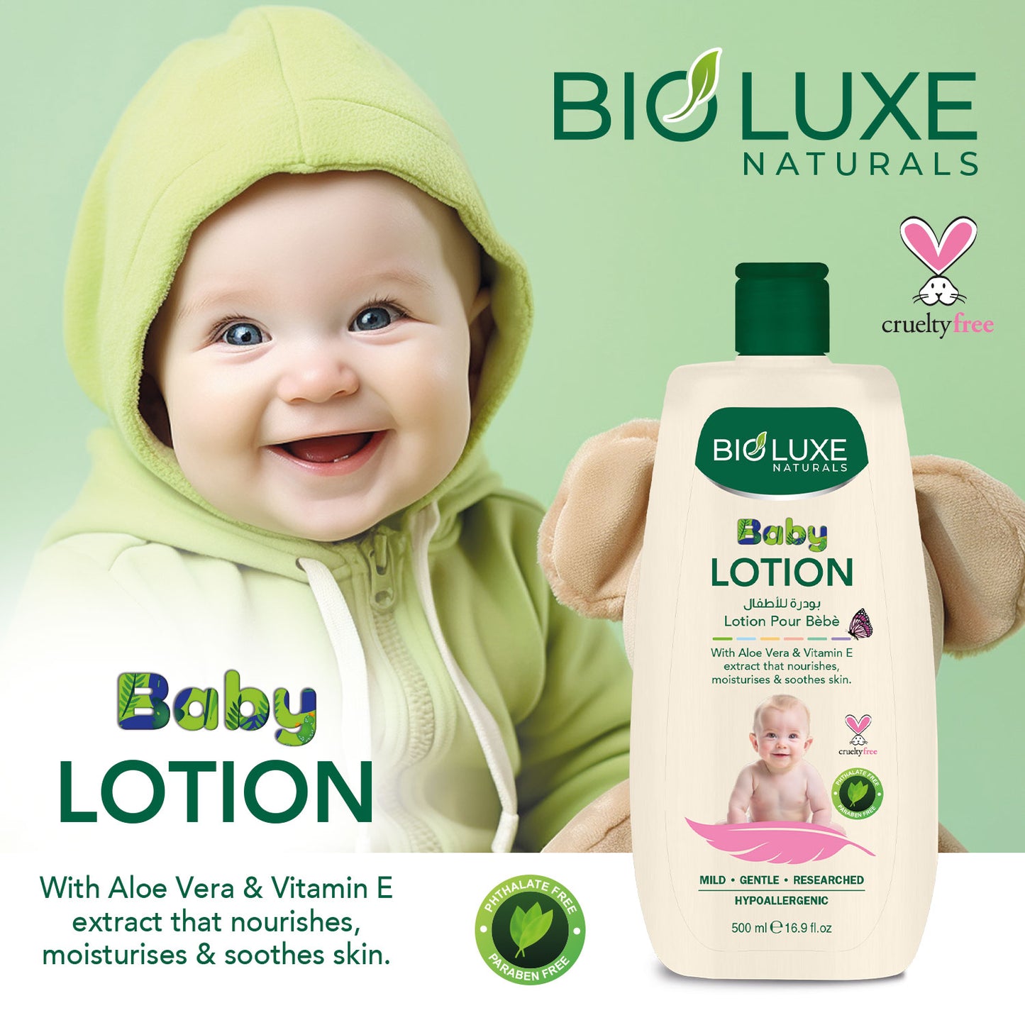 Aloe Vera & Vitamin E Baby Lotion