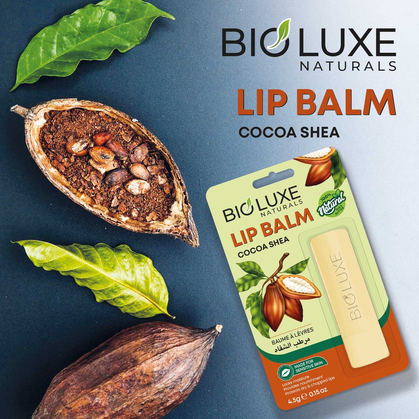 Cocoa Shea Lip Balm