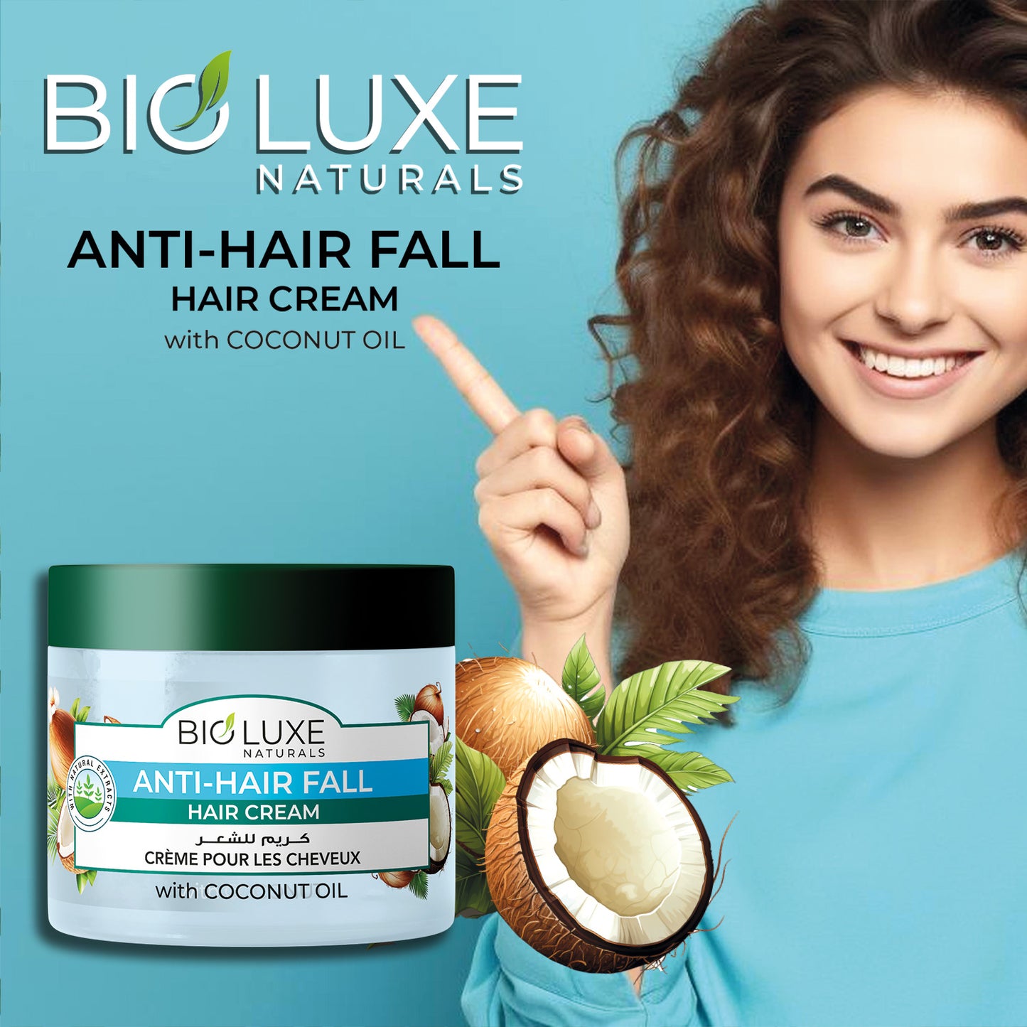 Coconut Oil Anti-Hairfall Hair Cream