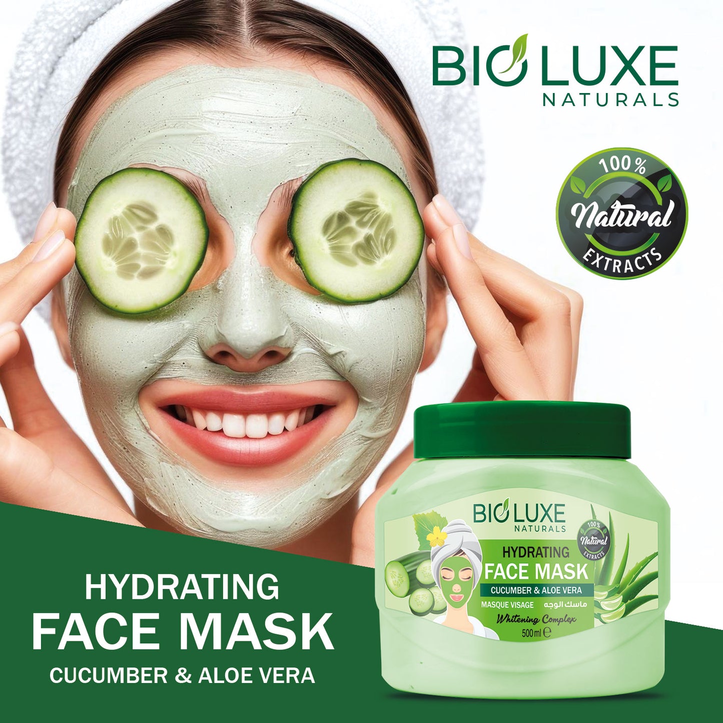 Cucumber & Aloe Vera Hydrating Face Mask