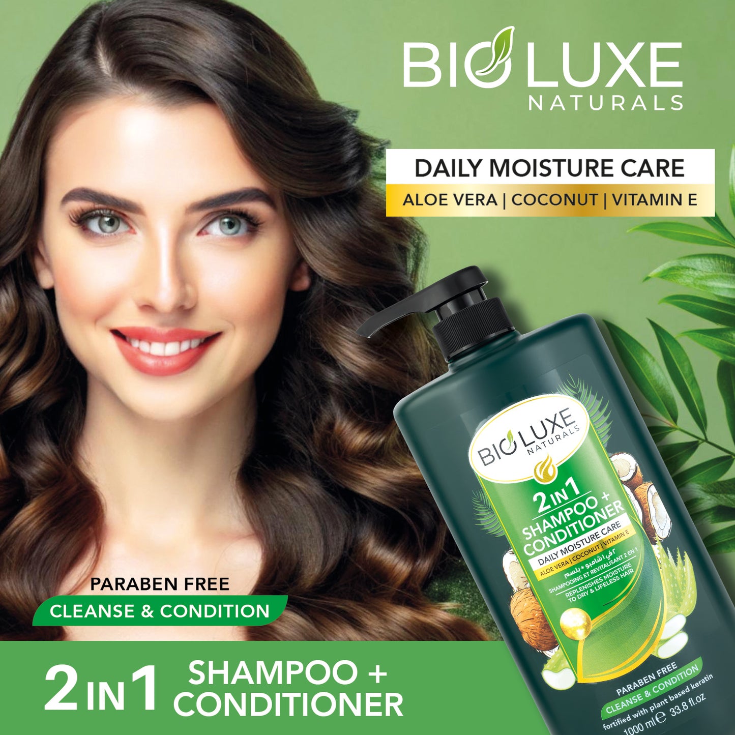 Daily Moisture Care 2-in-1 Shampoo + Conditioner