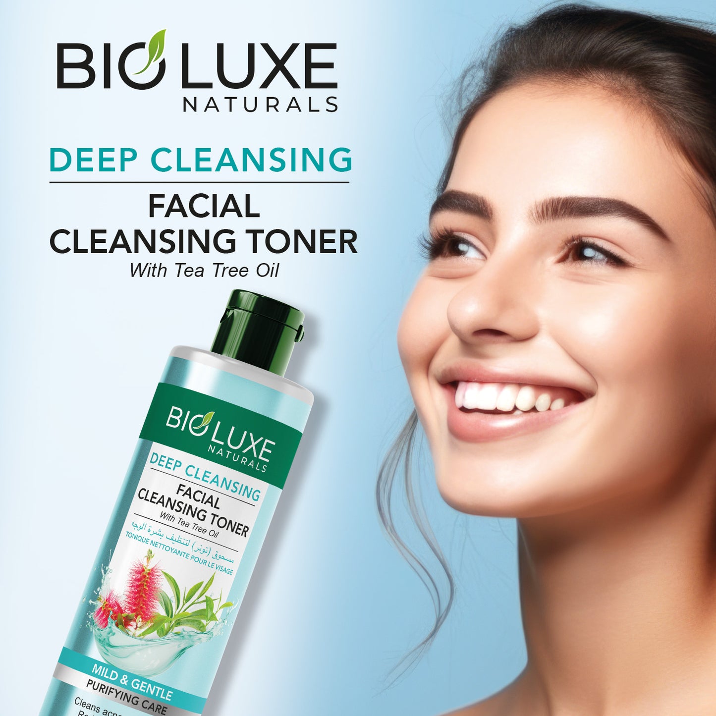 Deep Cleansing With Tea Tree Oil Facial Cleansing Toner