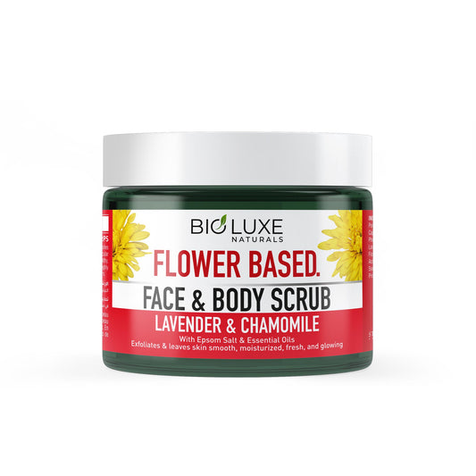 LAVENDER & CHAMOMILE FLOWER BASED FACE & BODY SCRUB