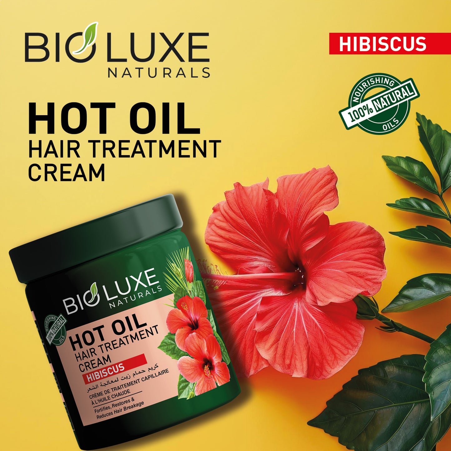 Hibiscus Hot Oil Hair Treatment Cream