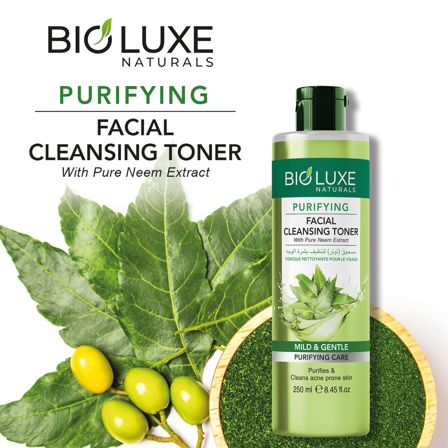 Purifying With Pure Neem Extract Facial Cleansing Toner